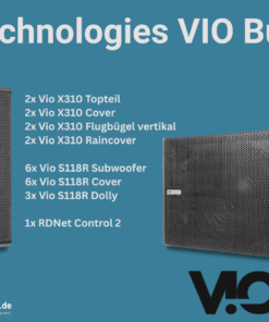 dBTechnologies Vio X310 (2x) + Vio S118R Subwoofer (6x) inkl. Cover, Flugrahmen, Karts & RDNet C... | 100000 EUR